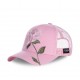 Casquette homme H'echbone Ros Rose filet