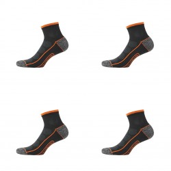 Lot de 4 Paires de Chaussettes Socquettes de travail Tool