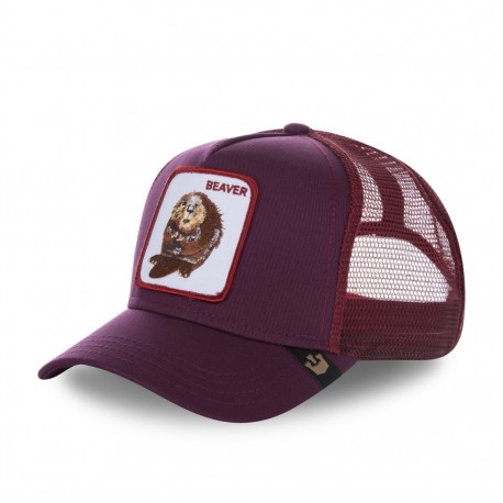 Casquette Baseball Goorin Bros Two Beavers Bordeaux
