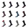 Lot de 12 Paires de Chaussettes de Ville homme fantaisies Bill
