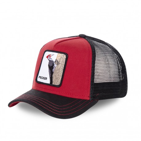 Casquette Baseball Goorin Bros Pecker Rouge et Noir