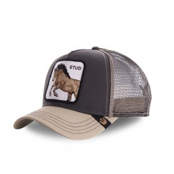 Casquette Baseball Goorin Bros Stud Gris et Beige