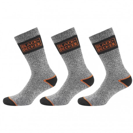 Lot de 3 Paires de Chaussettes hautes de travail TEK