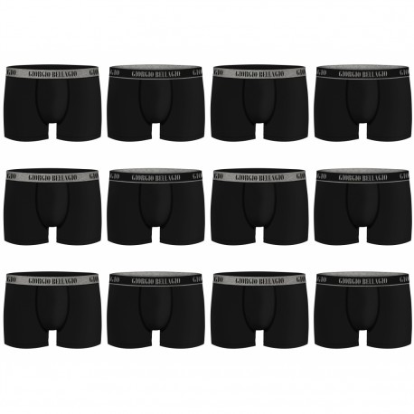 Lot de 12 Boxers coton homme Class - GIO/1/BCX12/CLASS1 (A1)
