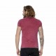 T-Shirt homme col rond regular fit effet usé imprimé devant