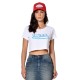 T-shirt crop top femme Calie