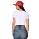 T-shirt crop top femme Calie
