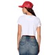 T-shirt crop top femme Calie