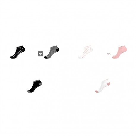 Lot de 6 Paires de Chaussettes Socquettes fille imprimées