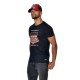 T-shirt homme col rond coupe droite imprimé devant Suprem