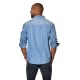 Chemise homme manches longues denim léger print têtes de mort Taylor