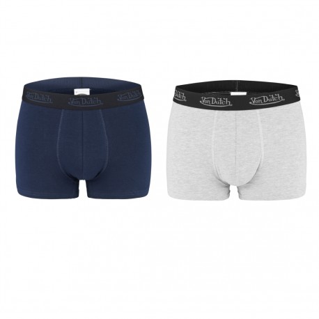 Lot de 2 boxers Homme en Coton Basic