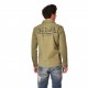 Veste homme militaire confort broderie devant et imprimé dos