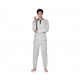 Ensemble pyjama long homme t-shirt col tunisien
