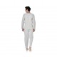 Ensemble pyjama long homme t-shirt col tunisien