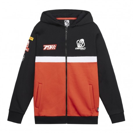 Sweat garçon à capuche avec zip Collection Racing