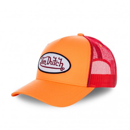 Casquette baseball avec filet garçon Fresh orange