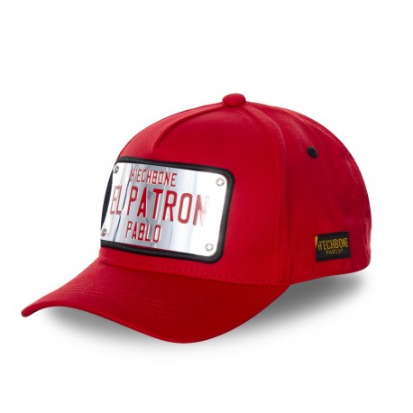 Casquette homme H'echbone El Patron Rouge