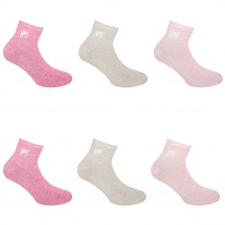 Lot de 6 Paires de Chaussettes Quarters femme modèle 9303