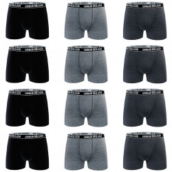 Lot de 12 Boxers coton homme Smart - GIO/1/BCX12/SMART3 (A3)