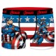 Lot de 6 Boxers garçon Captain America VS Iron Man