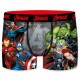 Lot de 6 Boxers garçon Captain America VS Iron Man