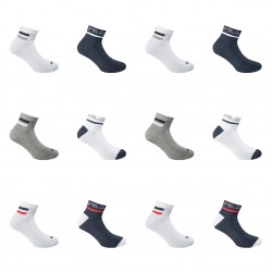 Lot de 12 Paires de Chaussettes Quarters homme F2034+F2032