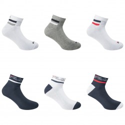 Lot de 6 Paires de Chaussettes Quarters homme F2034+F2032