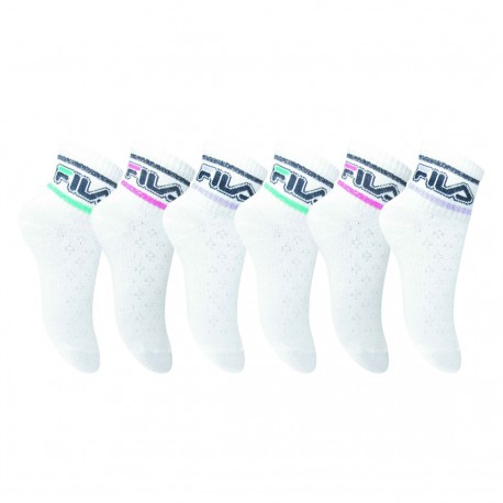 Lot de 6 Paires de Chaussettes Quarter fille F8310