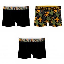 Boxer homme coton Bio Gots Camo - CB/1/BCBX3/CAM1