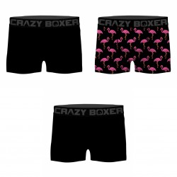 Boxer homme coton Bio Gots Flamingo - CB/1/BCBX3/FLA