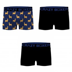 Boxer homme coton Bio Gots Lama - CB/1/BCBX3/LAM 