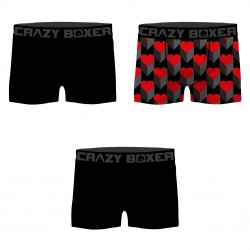 Boxer homme coton Bio Gots Heart - CB/1/BCBX3/LOVE 