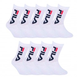 Lot de 9 Paires de Chaussettes Tennis garçon F8598 blanc