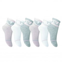 Lot de 6 Paires de Chaussettes Quarter fille F8306