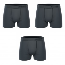 Lot de 3 Boxers homme en coton Bio uni Gots