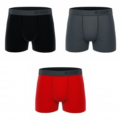 Lot de 3 Boxers homme en coton Bio uni Gots