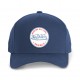 Casquette baseball avec patch rond brodé Colors