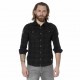 Chemise homme manches longues à carreaux