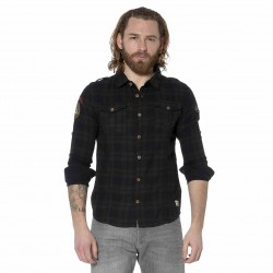 Chemise homme manches longues à carreaux