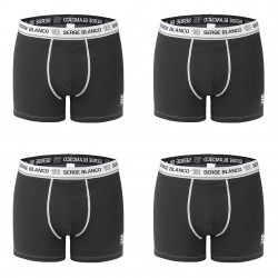 Lot de 4 Boxers coton homme Uni - SER/1BCX4/CLASS/N