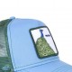 Casquette Baseball Goorin Bros Paon Bleu et Vert