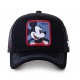 Casquette Capslab trucker Disney Mickey Noir