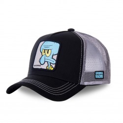 Casquette Capslab trucker Sponge Bob Squidward Noir