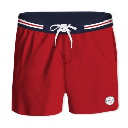 Boardshort garçon avec ceinture tout élastiquée