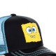 Casquette Capslab SpongeBob Bob L'Éponge Noir filet Bleu