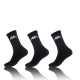 Lot De 3 Chaussettes Homme Tennis Kappa Noires