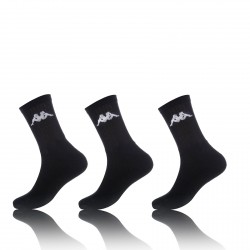 Lot De 3 Chaussettes Homme Tennis Kappa Noires