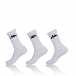 Lot De 3 Chaussettes Homme Tennis Kappa Blanches