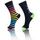 Chaussettes Femme Rayures et Vert